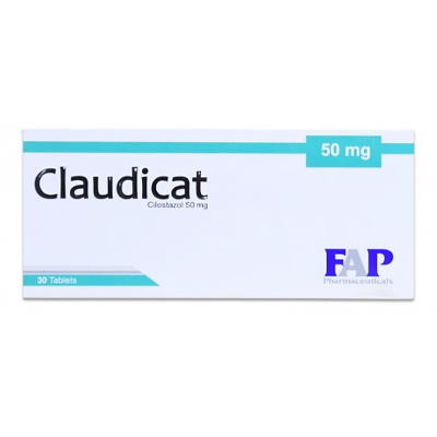 CLAUDICAT 50 MG ( CILOSTAZOL ) 30 TABLETS